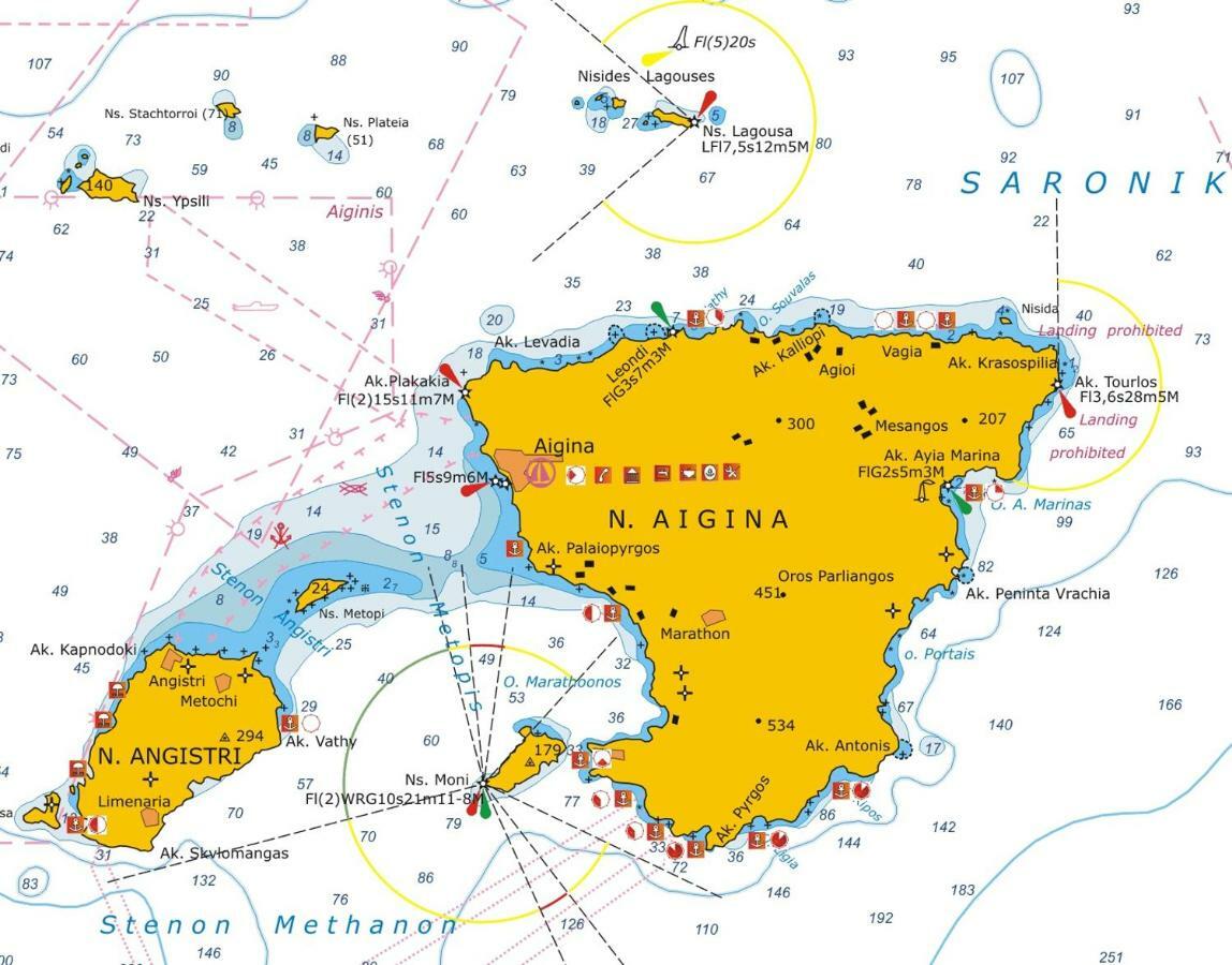 爱琴海文化家庭旅馆 Aegina 外观 照片